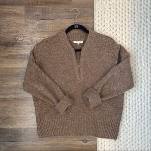 Madewell York Half Zip Sweater